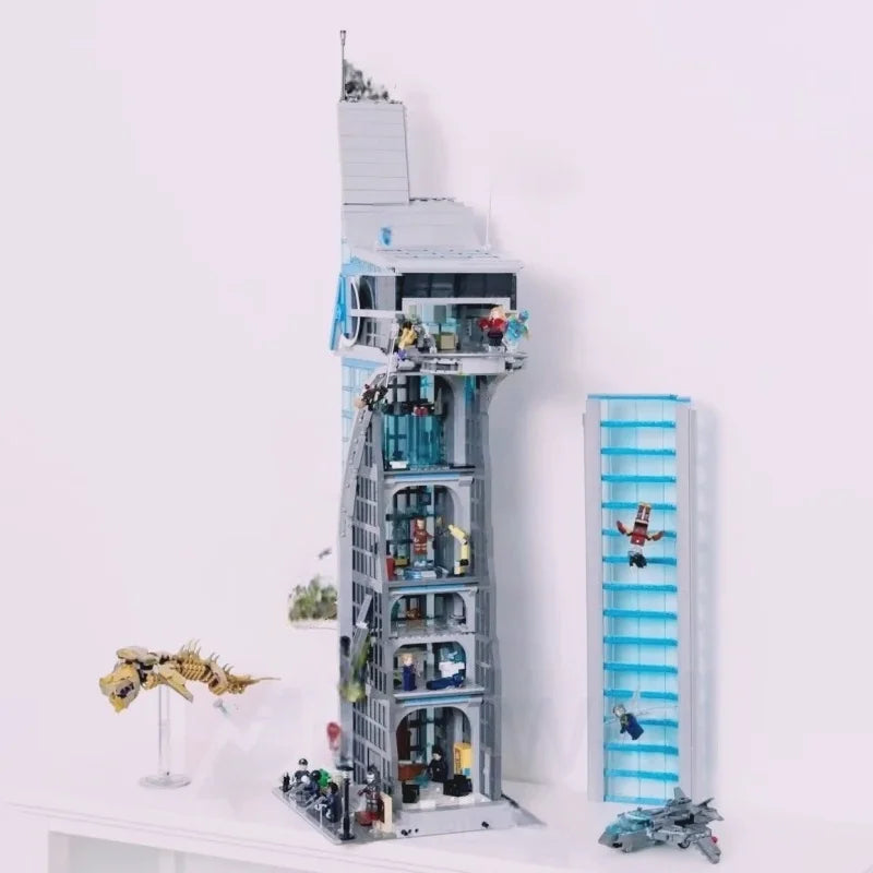 5201PCS Super Hero Tower Brick Set New Arrival Assembly Model Toys Ideal Building Blocks Birthday and Xmas Presents for Adults